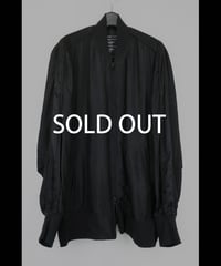 NU-1922   Acetate Twill Oversized Bomber Jacket