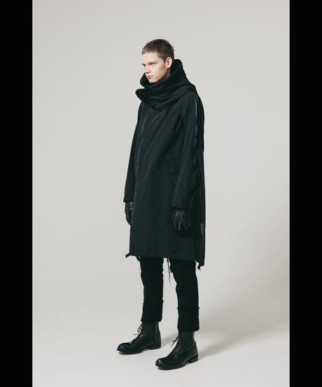 NU-1768 - MULTI ZIP MILITARY HOODIE COAT
