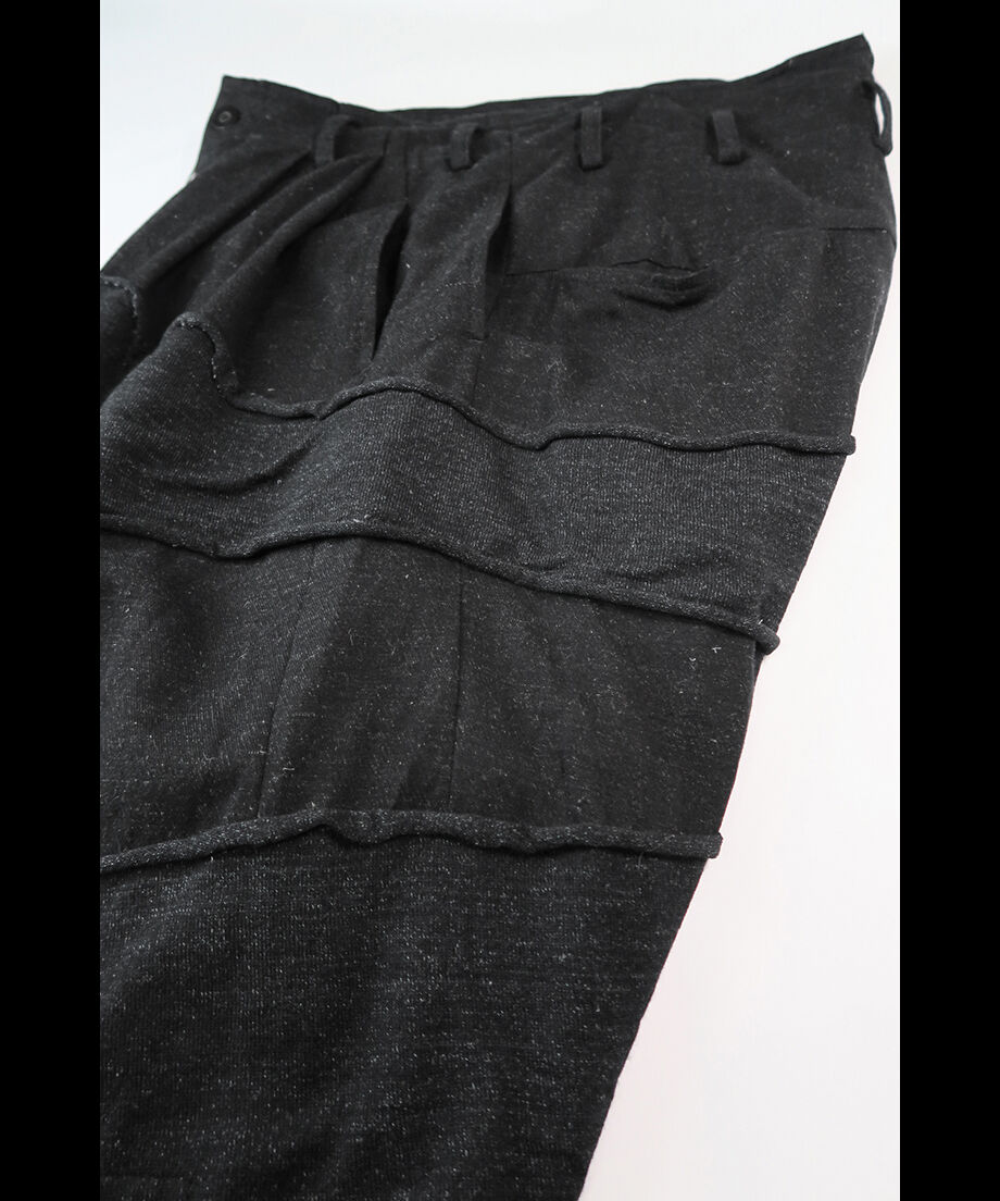 NU-1598 - Cotton/Wool/Linen Cloth Patched Drop-...