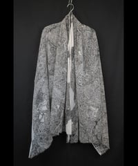 DS-302 - "MOMOKA FUJIOKA"LINEN/COTTON LAWN PRINT STOLE