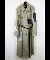 DS-242 - TRENCH COAT w/PRINTED PATCHES