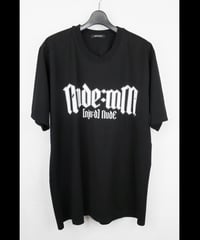 NU-1850 - SHORT SLEEVE CRACKED PRINT T SHIRT - BLACK