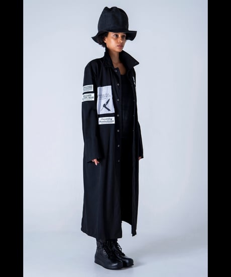 DS-215 - LONG COAT WITH MULTI PATCHES
