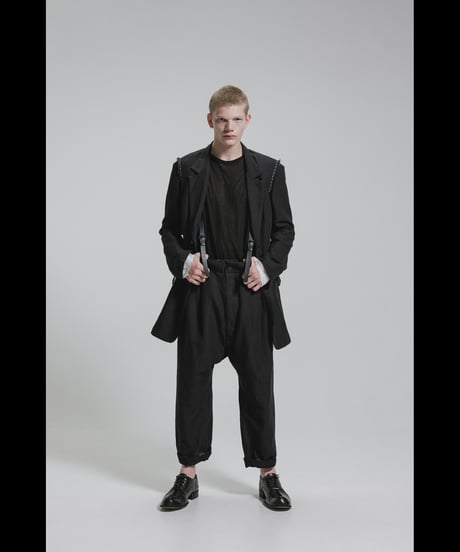 NU-1920   Cotton Linen Dobby Cloth Oversized Jacket (Detachable Sleeves)