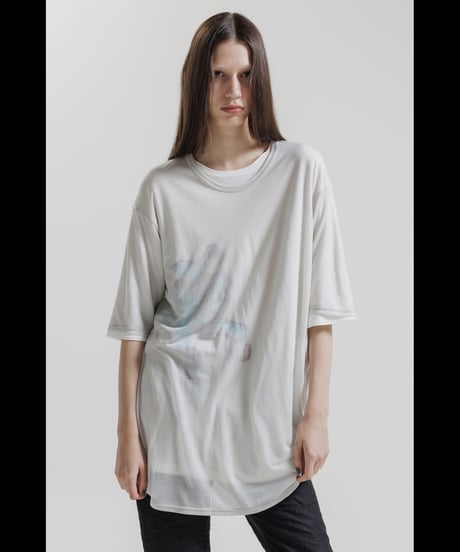 NU-1817 - OVERSIZED SHORT SLEEVE T SHIRT - BLACK