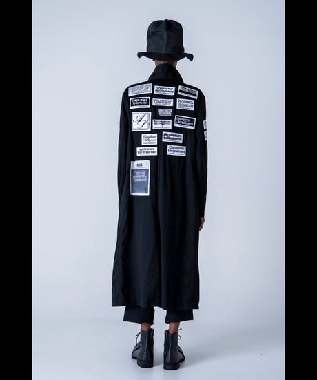 DS-215 - LONG COAT WITH MULTI PATCHES