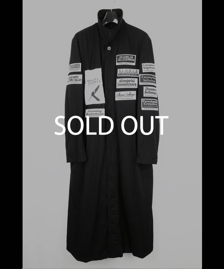 DS-215 - LONG COAT WITH MULTI PATCHES