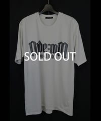 NU-1850 - SHORT SLEEVE CRACKED PRINT T SHIRT - OFF WHITE