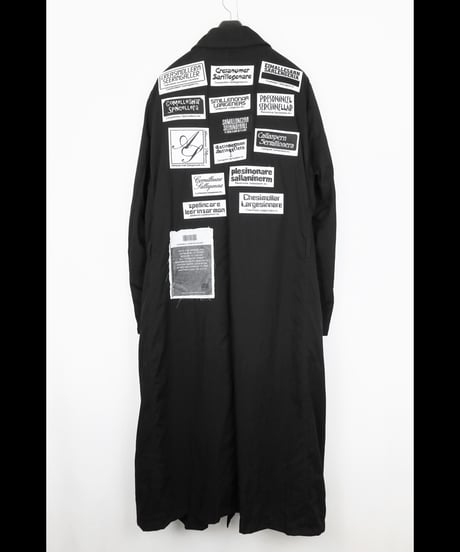 DS-215 - LONG COAT WITH MULTI PATCHES