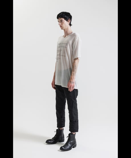 NU-1814 - OVERSIZED SHORT SLEEVE T SHIRT - PRINT - GREY