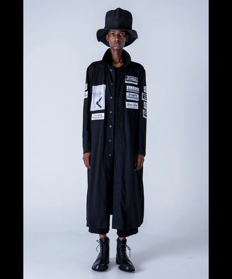 DS-215 - LONG COAT WITH MULTI PATCHES