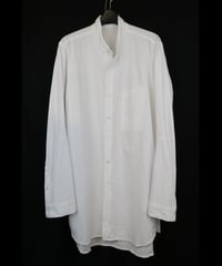 NU-1857-COC - BAND NECK COLLAR SHIRT - OFF WHITE