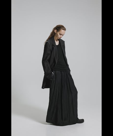 NU-1925   Acetate Twill Long Skirt