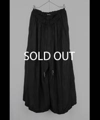 NU-1924   Acetate Twill Wide Leg Easy Cropped Pants
