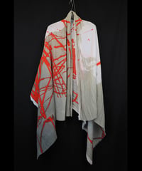 DS-300 - "KOTOKI KAWANAKA" RAYON CHIFFON INKJET PRINT STOLE