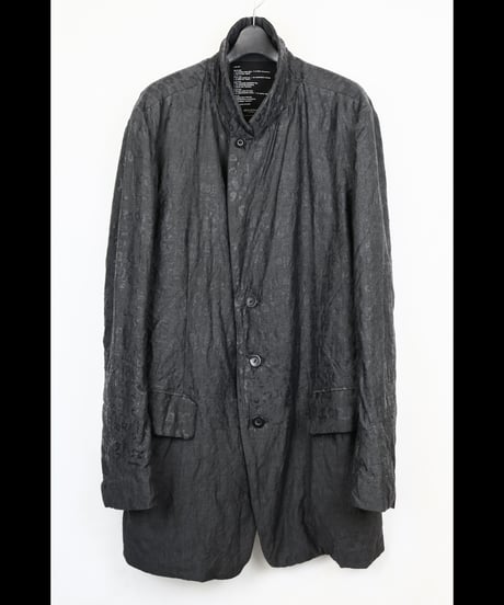 DS-283 - CRACK PRINT OVERSIZED JACKET - GREY