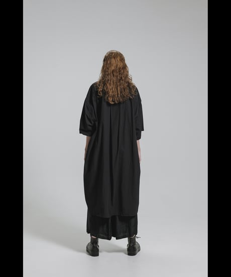 NU-1929   80/2 Broad Short Sleeve Big Shirt / Dress