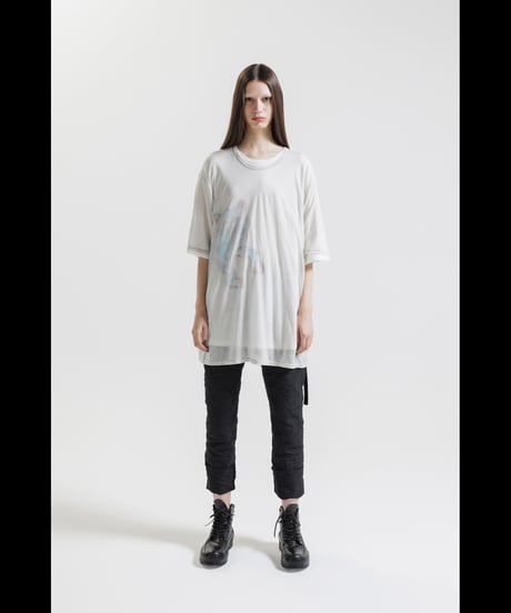 NU-1817 - OVERSIZED SHORT SLEEVE T SHIRT - BLACK