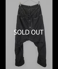 NU-1682 DROP CROTCH 2 TUCKS PANTS