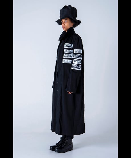 DS-215 - LONG COAT WITH MULTI PATCHES