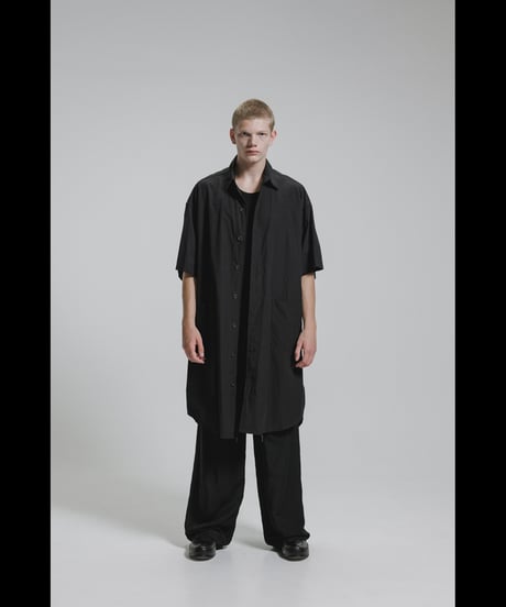 NU-1929   80/2 Broad Short Sleeve Big Shirt / Dress