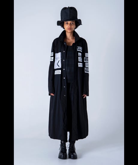 DS-215 - LONG COAT WITH MULTI PATCHES