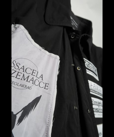 DS-215 - LONG COAT WITH MULTI PATCHES