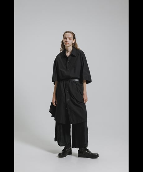 NU-1929   80/2 Broad Short Sleeve Big Shirt / Dress