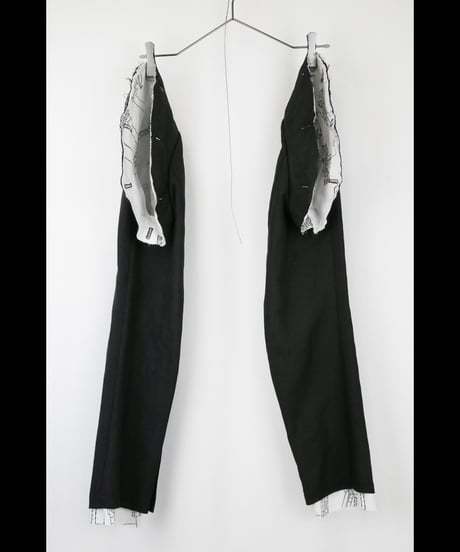 NU-1920   Cotton Linen Dobby Cloth Oversized Jacket (Detachable Sleeves)