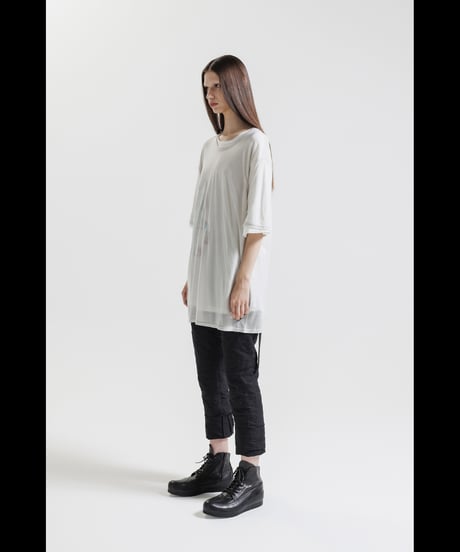 NU-1817 - OVERSIZED SHORT SLEEVE T SHIRT - BLACK