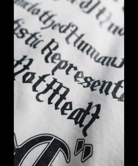 NU-1851 - SHORT SLEEVE CRACKED PRINT T SHIRT - OFF WHITE