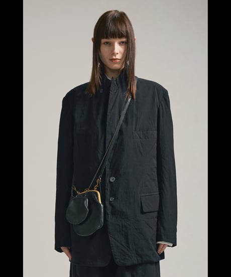 NU-1846 - LEATHER POUCH WITH METAL CLASP "GAMAGUCHI"