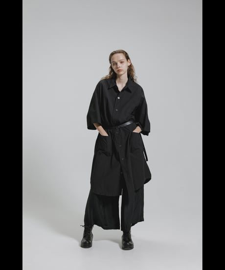 NU-1929   80/2 Broad Short Sleeve Big Shirt / Dress