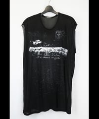 NU-1904  "Migratory" Print Sleeveless T Shirt