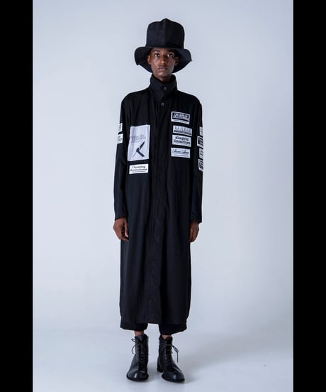 DS-215 - LONG COAT WITH MULTI PATCHES