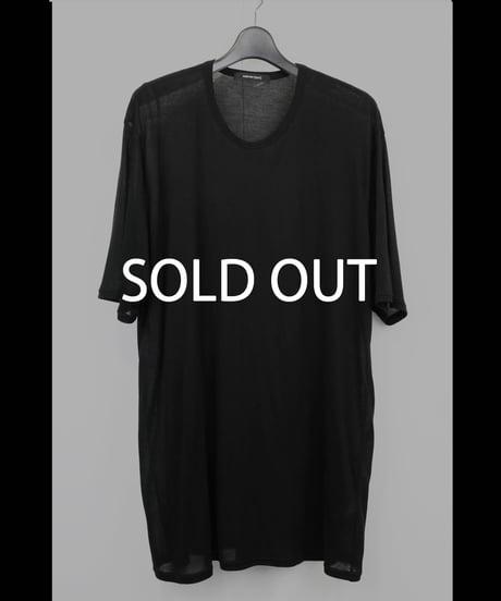 NU-1817 - OVERSIZED SHORT SLEEVE T SHIRT - BLACK