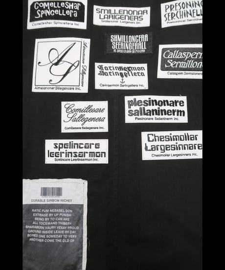 DS-215 - LONG COAT WITH MULTI PATCHES