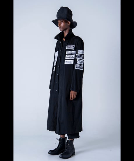DS-215 - LONG COAT WITH MULTI PATCHES