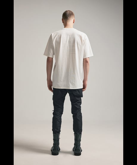 NU-1848  SHORT SLEEVE PRINT T SHIRT- BLACK