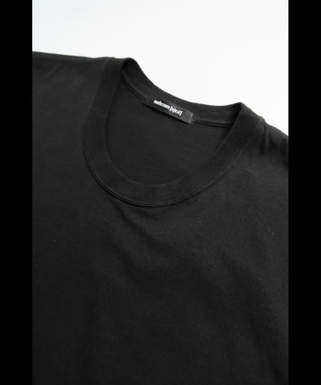 NU-1677 SLEEVELESS BACK PRINT T SHIRT - BLACK