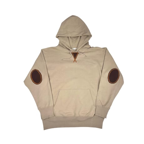 silk patch hoodie