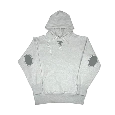 silk patch hoodie