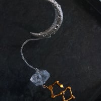 月に北斗星ピアス/イヤリング　片耳