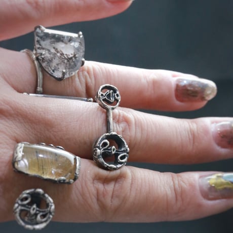 ルチルと縄文耳飾り#14