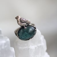 フローライトと親鳩リング#10.5