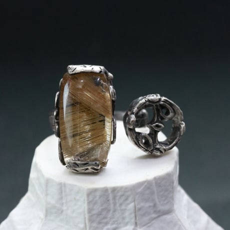 ルチルと縄文耳飾り#14