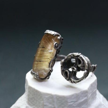 ルチルと縄文耳飾り#14