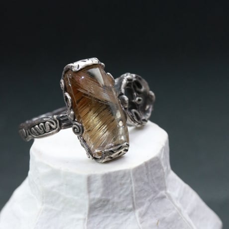 ルチルと縄文耳飾り#14