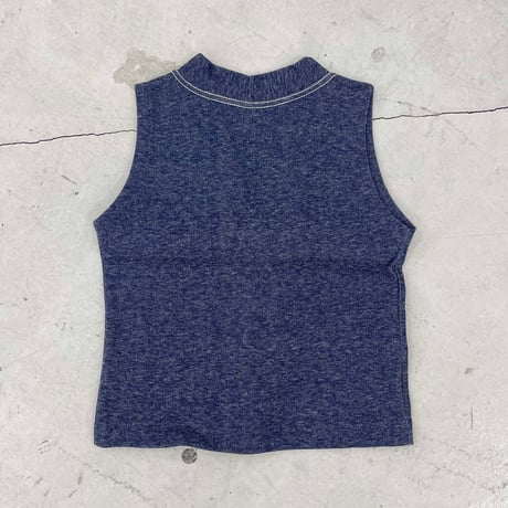 70s denim vest / 3years (dead stock)