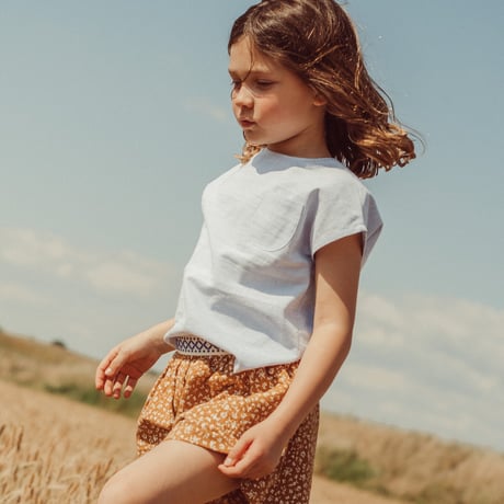 THE LiTTLE POETS_Nadir Shorts (Caramel)  / 6years